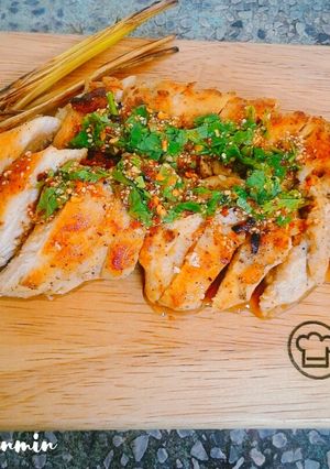 รูปของ อกไก่ย่างตะไคร้พริกไทยป่น(กระทะ)