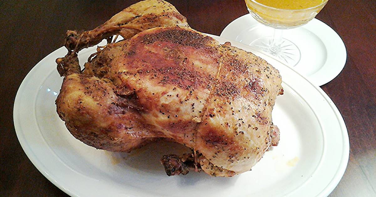 Roast Chicken With Au jus Recipe by fenway Cookpad