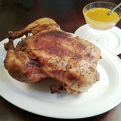 Roast Chicken With Au jus A picture of Roast Chicken With Au jus.
