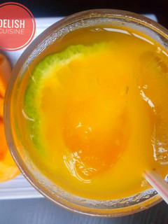 A picture of Mango lemonade!.