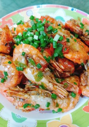 รูปของ กุ้งผัดพริกเกลือ(ไม่แกะเปลือก)