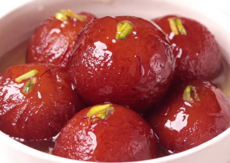 Steps to Prepare Ultimate Gulab jamun with homemade