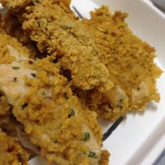 A picture of Oven-baked Chicken Strips.