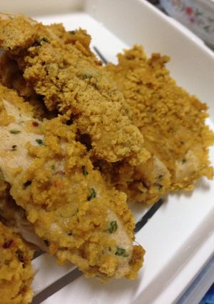A picture of Oven-baked Chicken Strips.