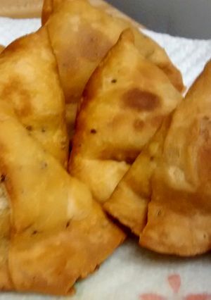 A picture of Samosa- Punjabi style.