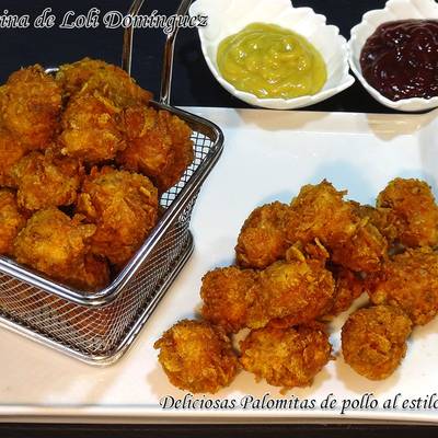 Deliciosas Palomitas de pollo al estilo KFC, caseras y súper fácil Receta  de lolidominguezjimenez- Cookpad