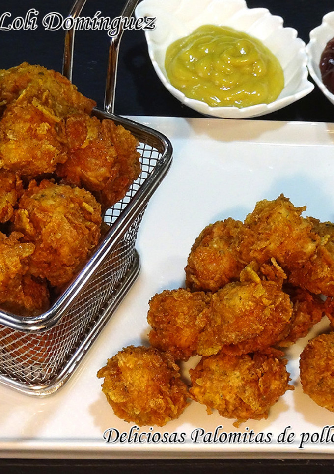 Una foto de Deliciosas Palomitas de pollo al estilo KFC, caseras y súper fácil