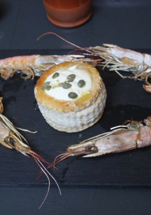 Foto principal de Volován de atún con gambas