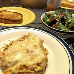 A picture of Baked Spaghetti.
