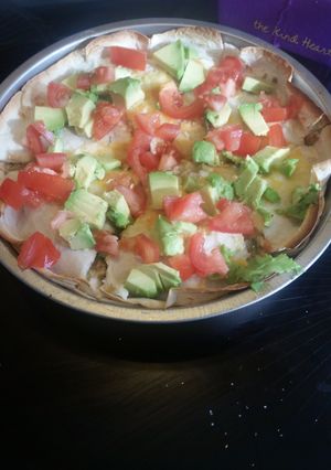 A picture of Triple Decker Tortilla Pie.