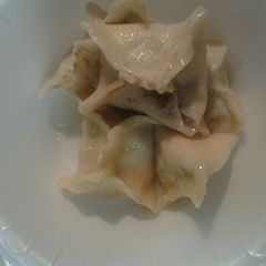 A picture of Homemade wonton or eggroll wrappers.