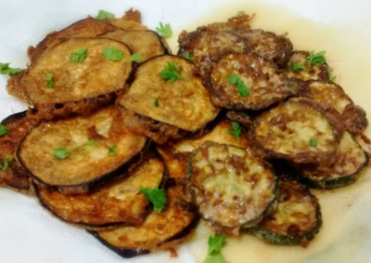 Steps to Make Speedy Zucchini and eggplant fries