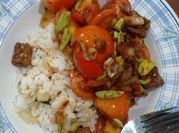 Gambar sego daging mercon
