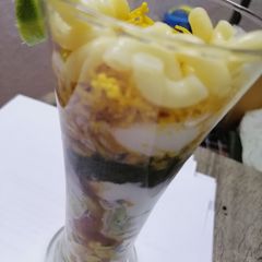 A picture of Rainbow chaat.