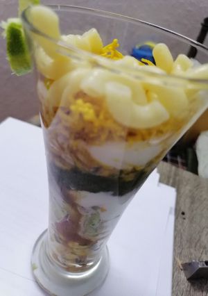 A picture of Rainbow chaat.
