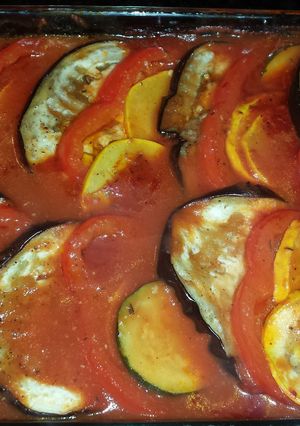 A picture of Baked ratatouille.