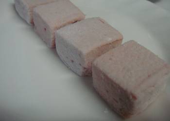 Easiest Way to Cook Delicious Guimauve aux Fraises Strawberry Marshmallows