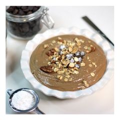 Vegan cacao mousse A picture of Vegan cacao mousse.