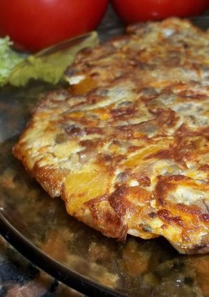 Una foto de Tortilla de lentejas