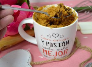 Foto principal de Mug cake de dulce de leche (cajeta o arequipe) y pepitas de chocolate