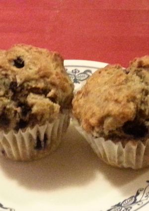 A picture of Jumbo Blueberry Muffins.