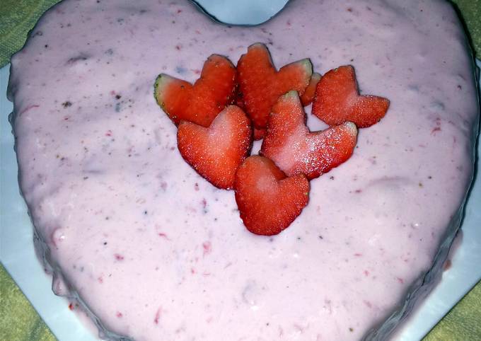 Recipe of Quick Chocolate cake with strawberry cream cheese frosting( idea)by Pam…