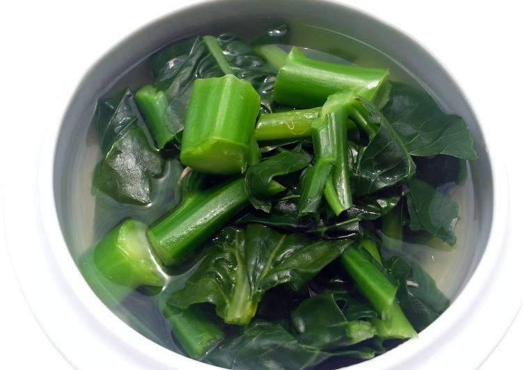 Recipe of Quick LG&#39;s Chinese Brocoli In Abalone Broth