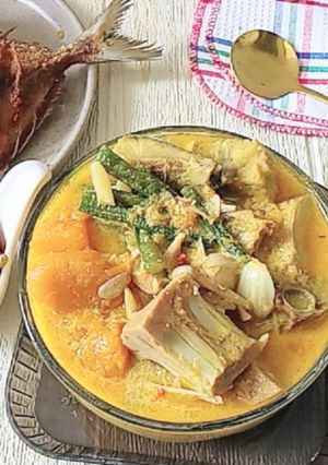 Foto resep Sayur Lodeh Nangka Muda Ikan Asin Telang