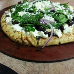 A picture of Greek Pizza.