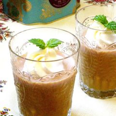 A picture of Royal Milk Tea Kabocha Squash Pudding.
