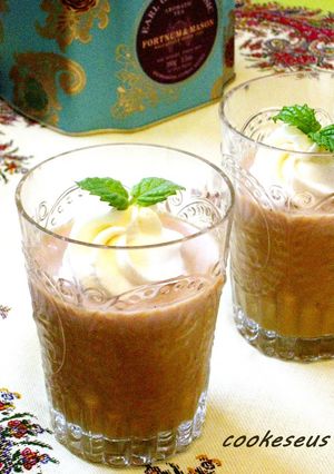 A picture of Royal Milk Tea Kabocha Squash Pudding.