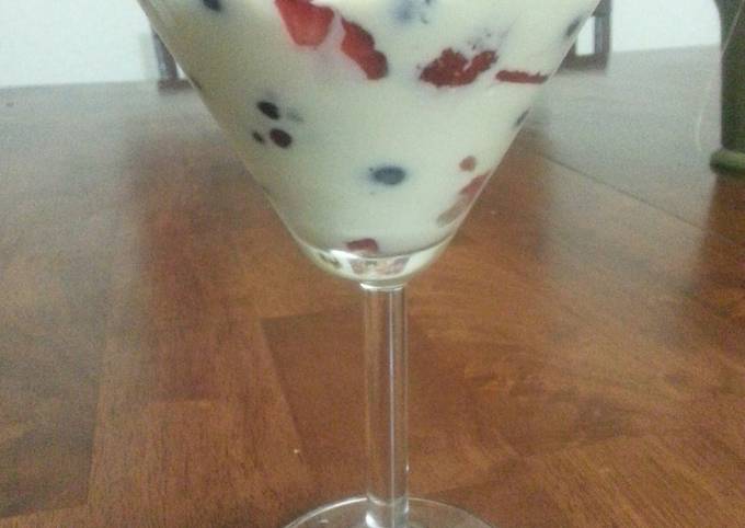 Recipe of Any-night-of-the-week Berries with Crème Anglais