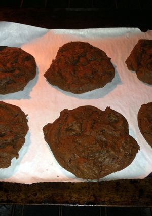 A picture of Easy Double Chocolate Cookies.