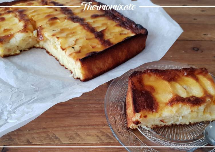 Tarta de manzana súper fácil con Thermomix
