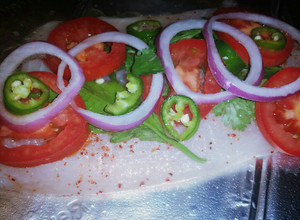 Una foto de Pescado al Horno a mi estilo :)