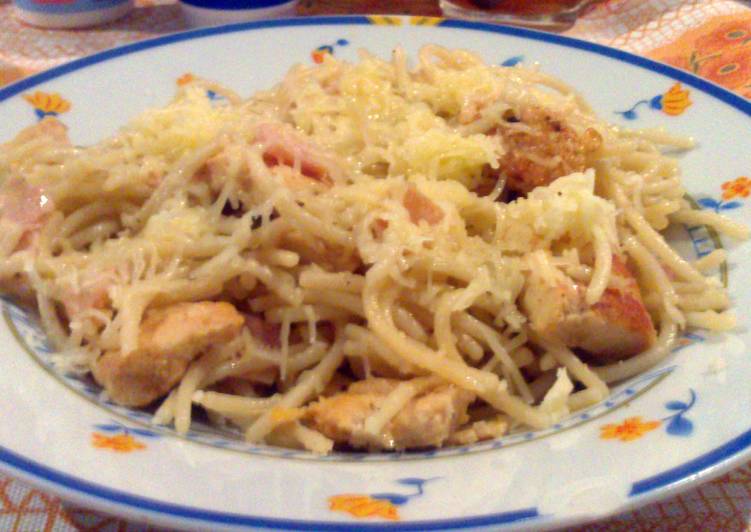 Steps to Prepare Homemade Chicken pasta