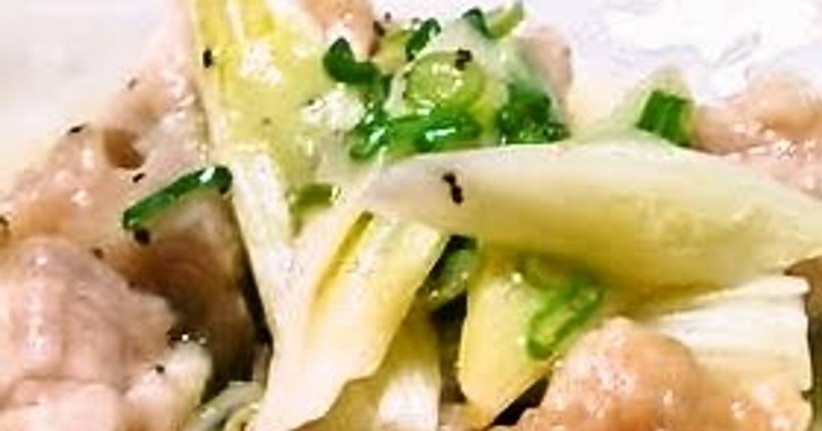 Chicken with Salted Gravy in the Microwave Recipe by cookpad.japan