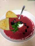 Roasted Cream of Beet Soup, GF, O+