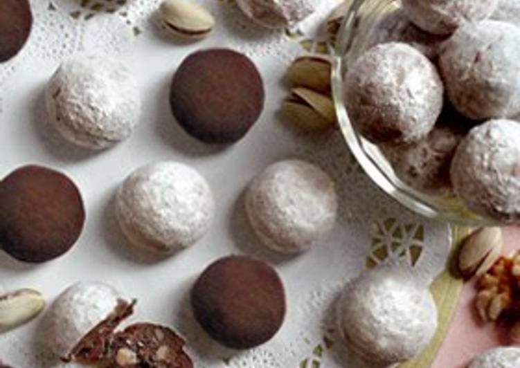 Recipe of Speedy Crispy Chocolate Snowballs