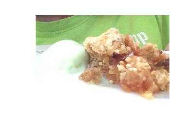 Popular Recipe Apple Crumble with Icecream Restaurant Style