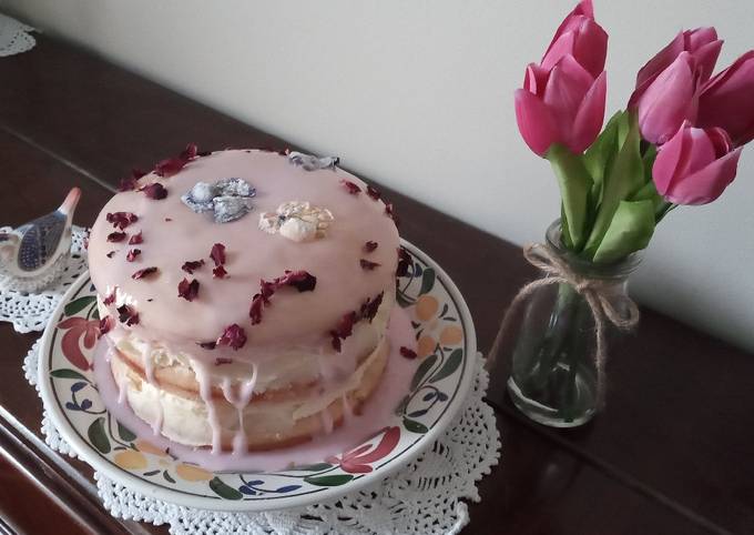 Rose & Lemon (Wheat Free) Celebratory Cake