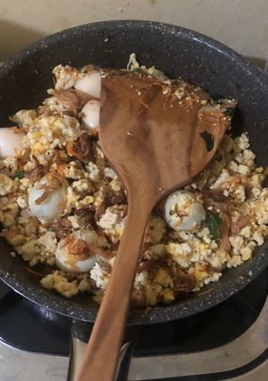 Foto resep Orak Arik Tahu Telur Saus Tiram