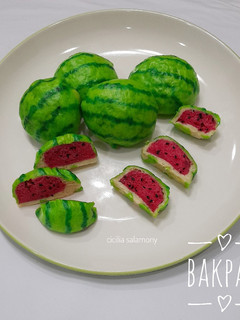 Foto resep Bakpao Karakter (Charpao Water Melon)