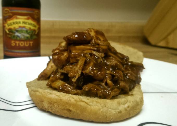 Easiest Way to Prepare Ultimate Shredded Stout BBQ Chicken