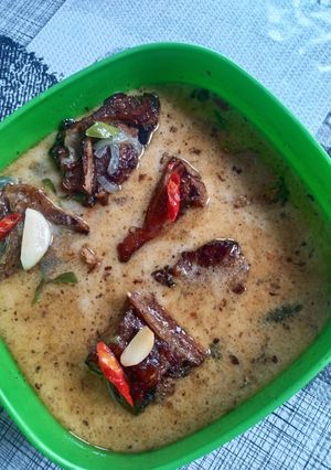 Foto resep Ikan Asap Kuah Santan
