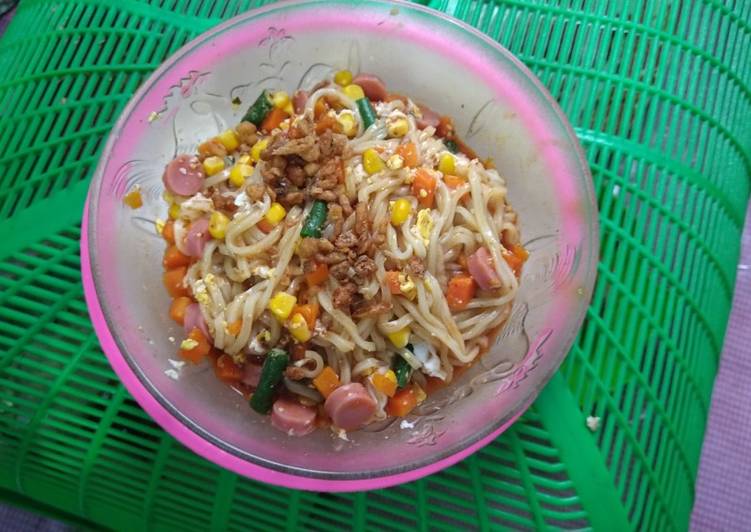 Resep 23. Mie Sedaap Selection Korea Spicy with mix vegetables yang Lezat