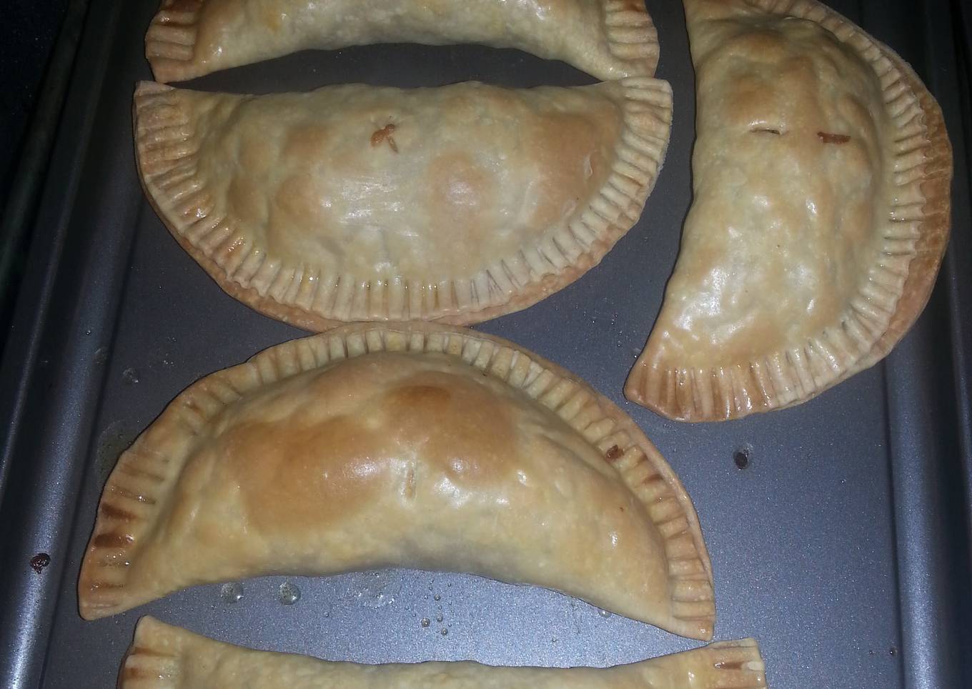 Baked chicken and Bacon empanadas