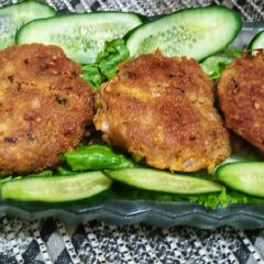 A picture of Shami kabab.