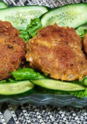A picture of Shami kabab.