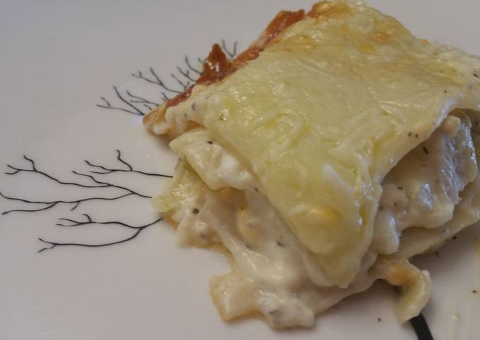 Easiest Way to Make Fancy Mimi&amp;#39;s White Chicken Lasagna for Diet Recipe